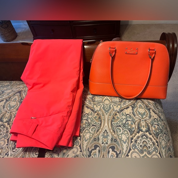 Women’s Spyder Snow Sport Pants - Bright Pink/Size 10 - Picture 10 of 13